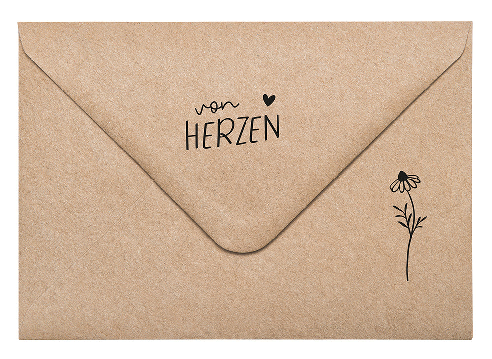  zum Titel Stempel-Set Von Herzen
