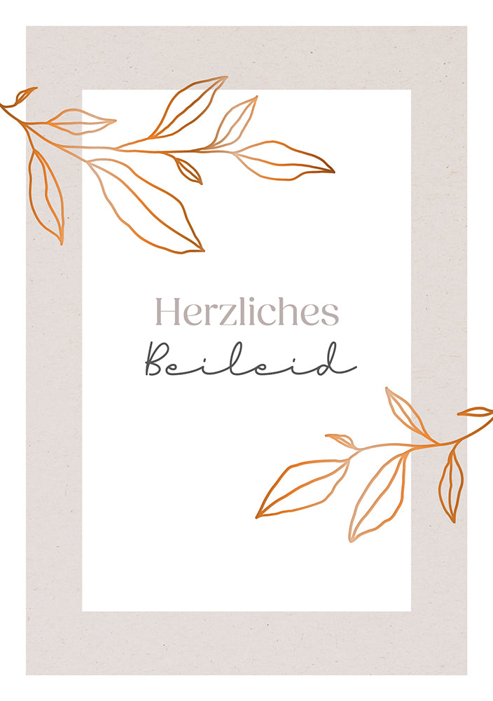  zum Titel Kartenbox - Herzliches Beileid