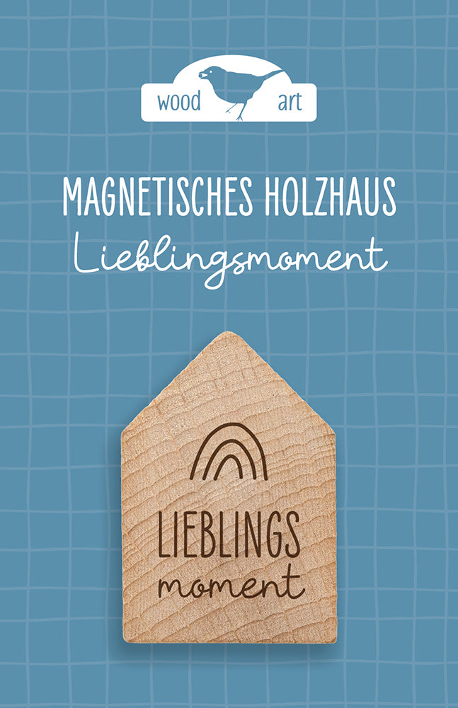  zum Titel Magnetisches Holzhaus Lieblingsmoment