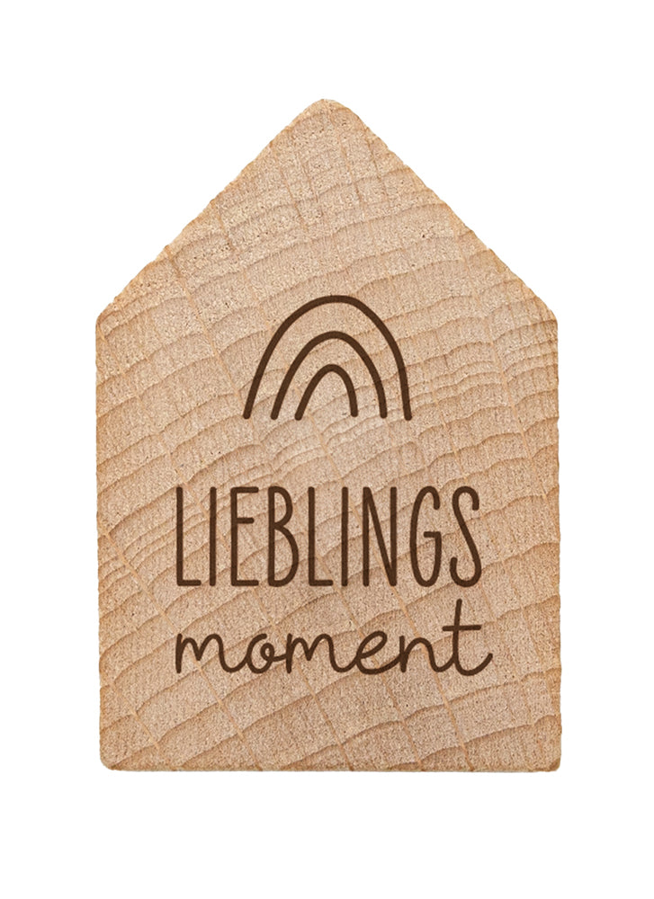  zum Titel Magnetisches Holzhaus Lieblingsmoment