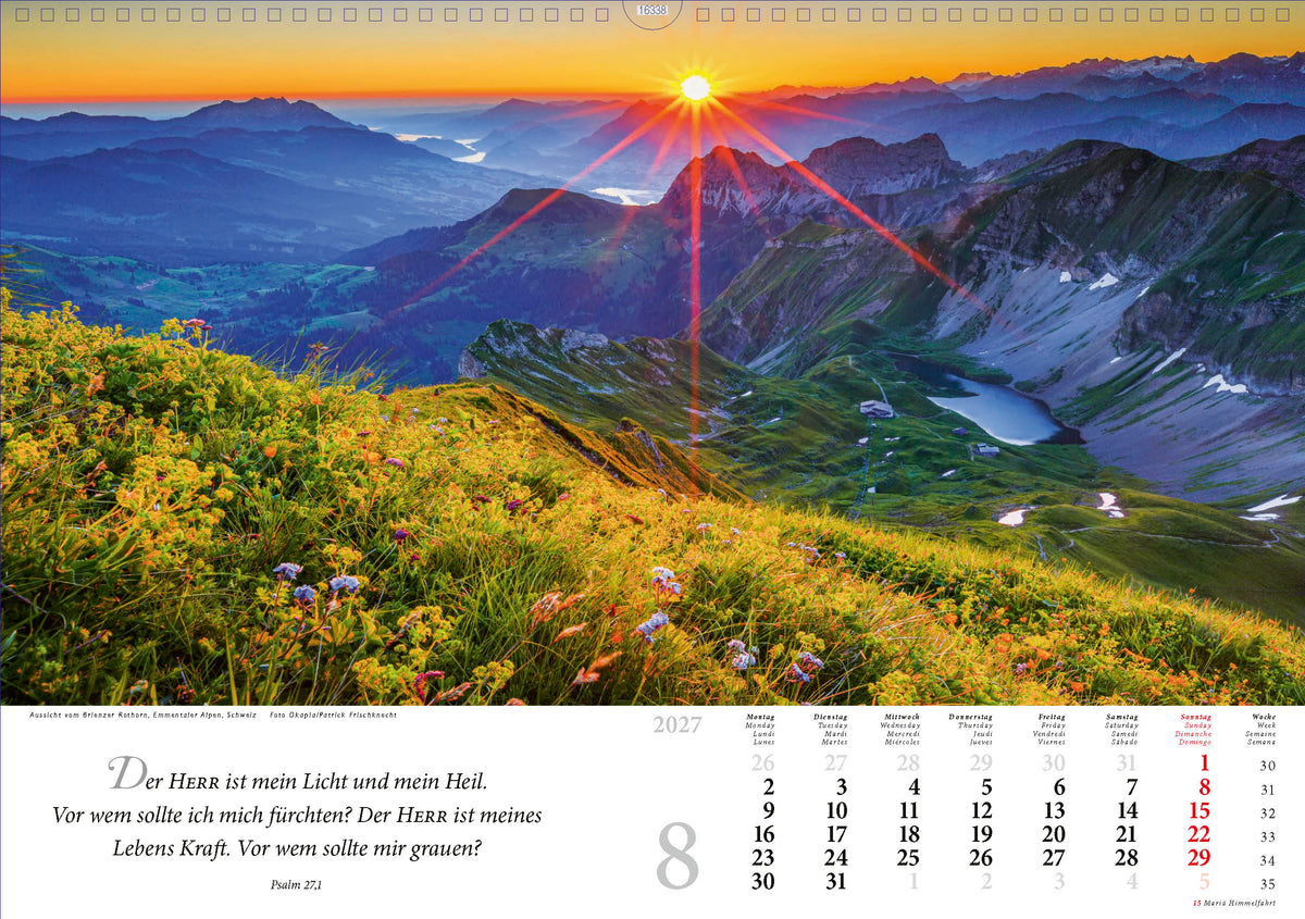  zum Titel Lobet, ihr Berge, den Herrn 2027