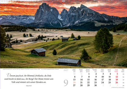  zum Titel Lobet, ihr Berge, den Herrn 2027