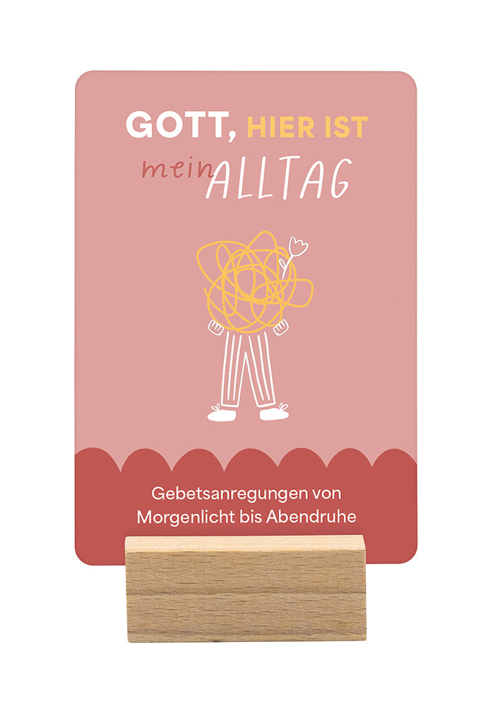 Frontcover zum Titel Gott, hier ist mein Alltag - Gebetskarten-Set