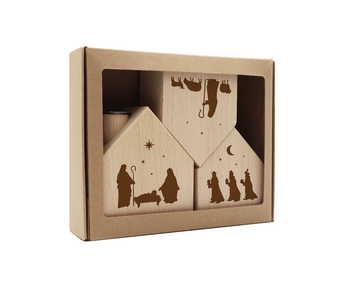  zum Titel Holzhaus-Set Weihnachten
