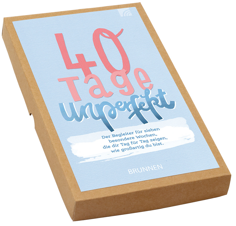 Frontcover zum Titel 40 Tage Unperfekt - Fastenkalender