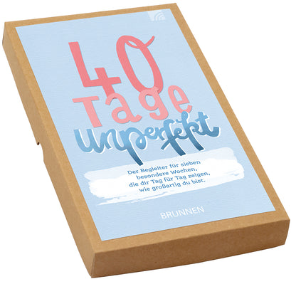 Frontcover zum Titel 40 Tage Unperfekt - Fastenkalender