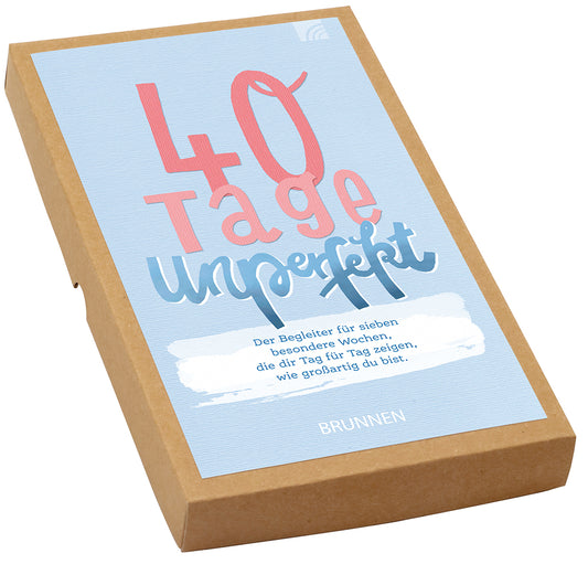 Frontcover zum Titel 40 Tage Unperfekt - Fastenkalender