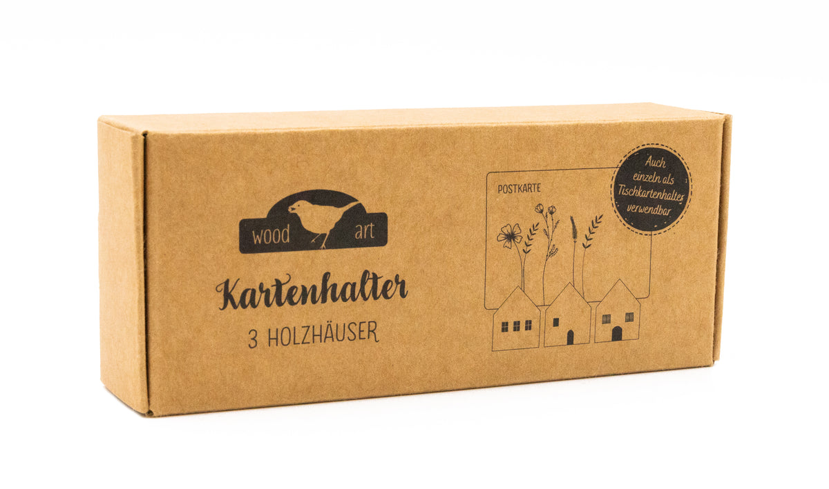 Weitere-Cover zum Titel 3er-Set Holzhäuser mit Kartenschlitz