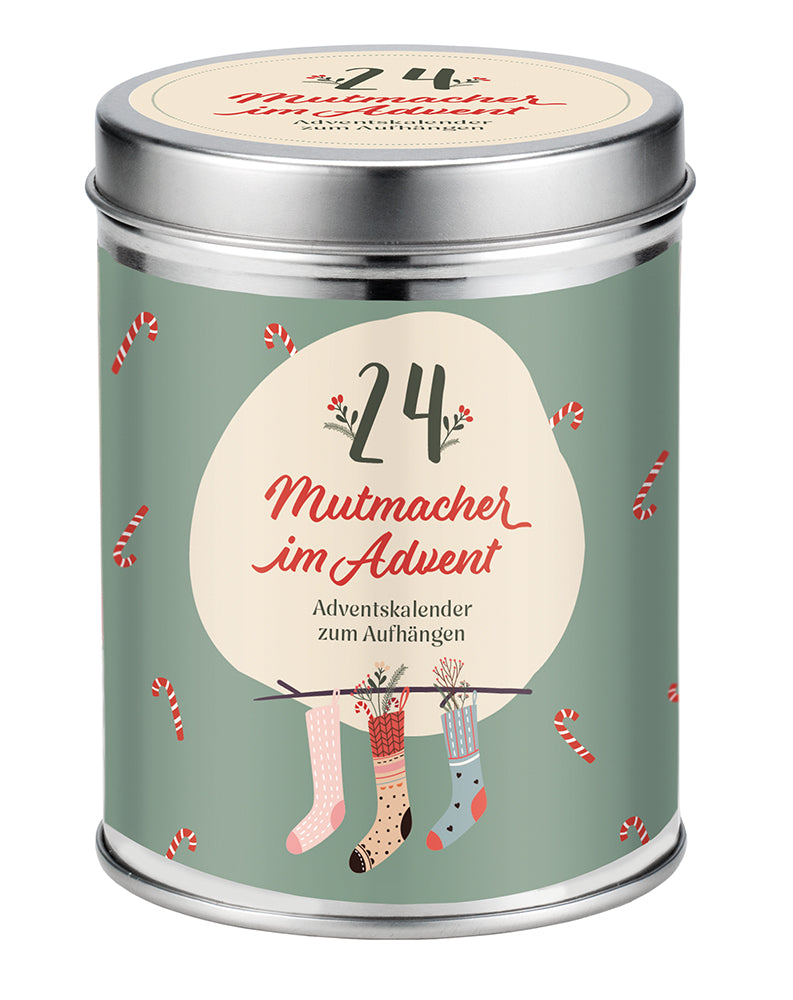 Frontcover zum Titel 24 Mutmacher im Advent - Adventskalender