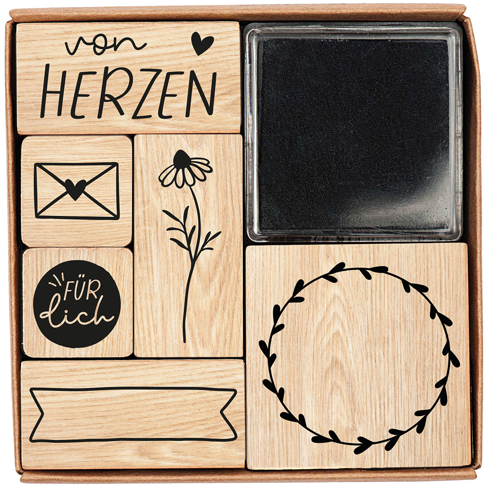 Frontcover zum Titel Stempel-Set Von Herzen