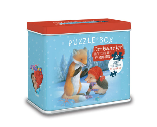  zum Titel Puzzle-Box - Der kleine Igel freut sich auf Weihnachten