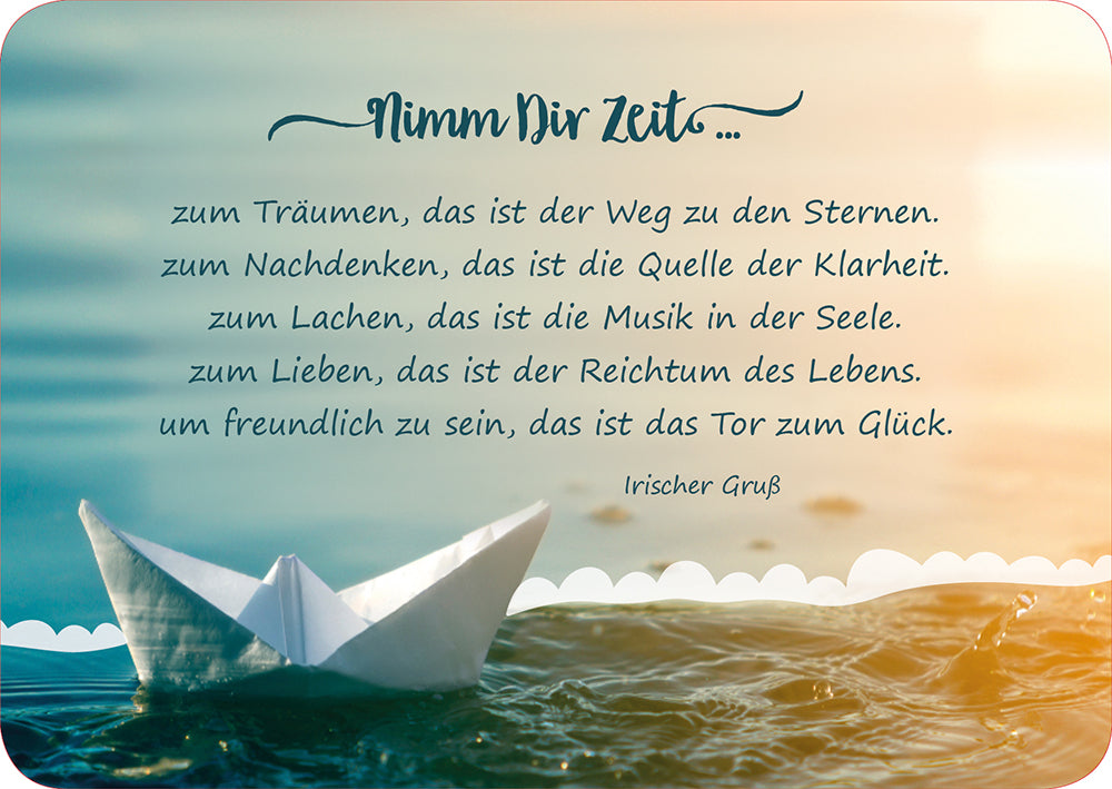 Frontcover zum Titel Nimm Dir Zeit ... zum Träumen, das ist der Weg zu den Sternen.