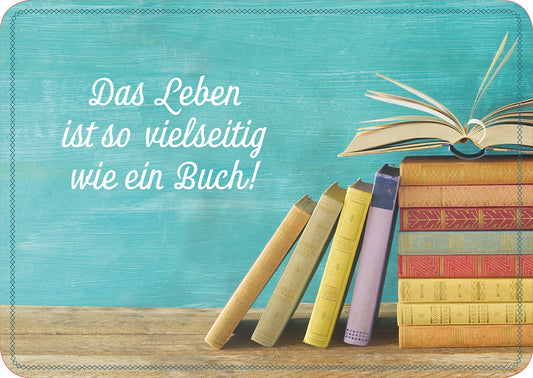 Frontcover zum Titel Das Leben ist so vielseitig wie ein Buch!