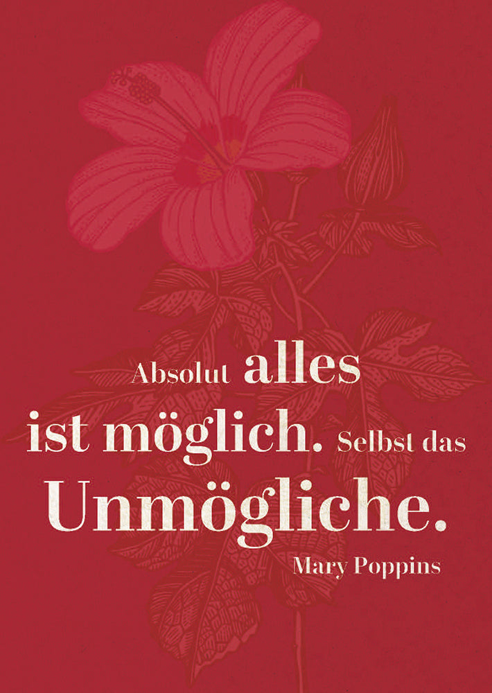 Frontcover zum Titel Absolut alles ist möglich. Selbst das Unmögliche. Mary Poppins