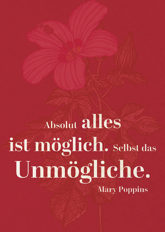 Frontcover zum Titel Absolut alles ist möglich. Selbst das Unmögliche. Mary Poppins