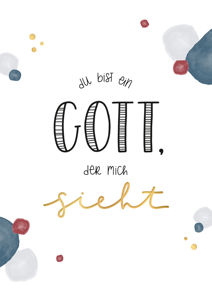 Frontcover zum Titel Du bist ein Gott, der mich sieht