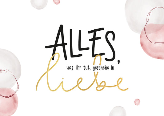 Frontcover zum Titel Alles, was ihr tut, geschehe in Liebe