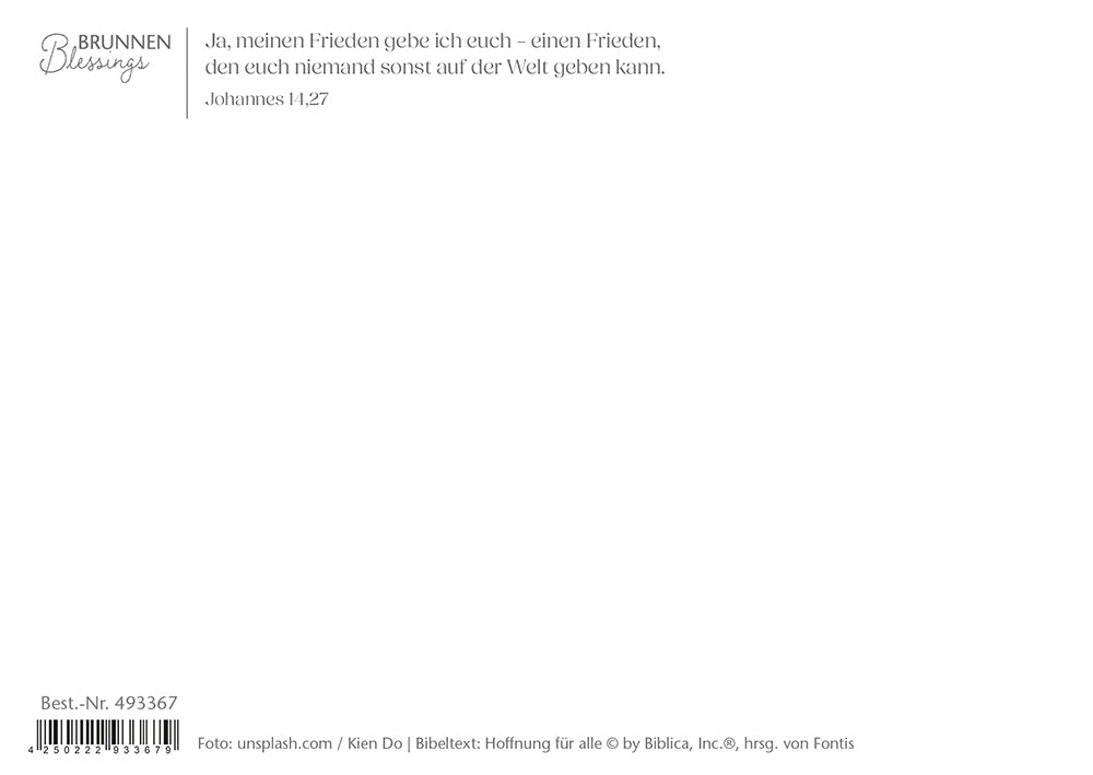 Backcover zum Titel Friede begleite dich