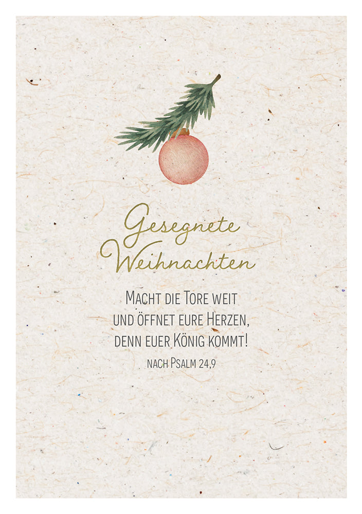Frontcover zum Titel Gesegnete Weihnachten