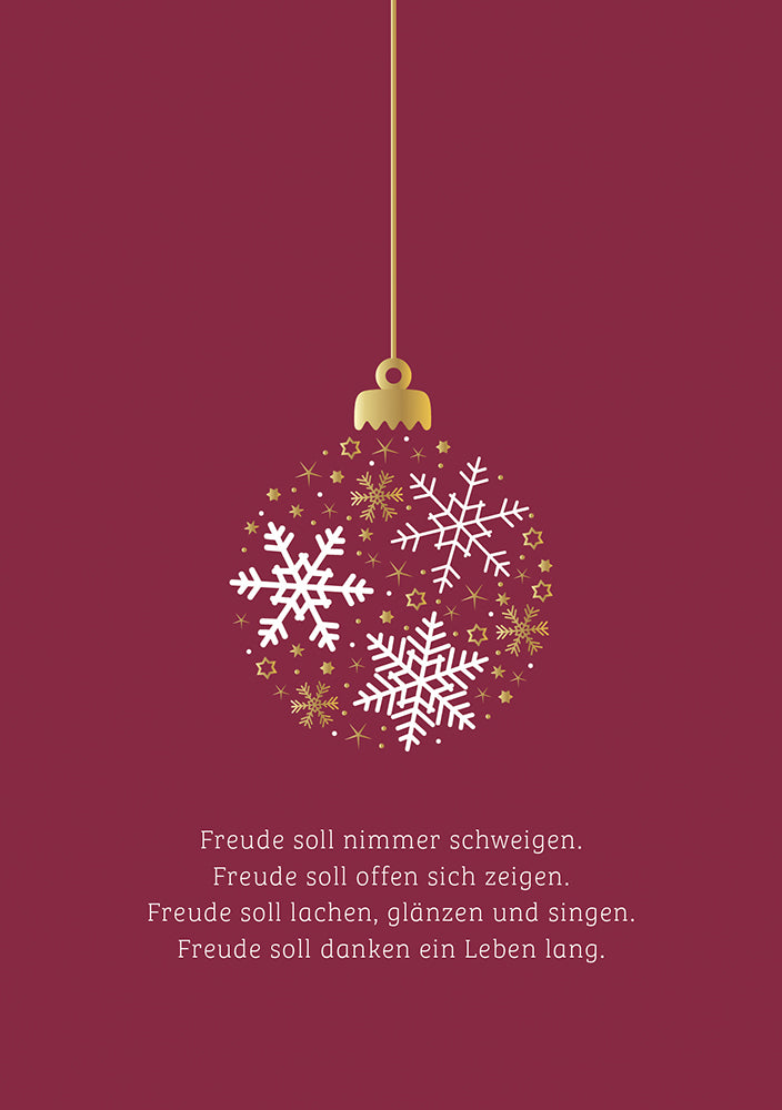 Frontcover zum Titel Freude soll nimmer schweigen