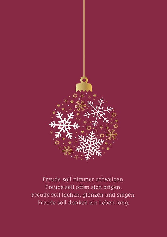 Frontcover zum Titel Freude soll nimmer schweigen