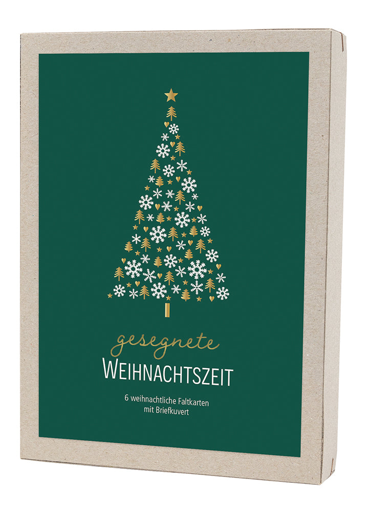 Frontcover zum Titel Kartenbox Weihnachten - gesegnete Weihnachtszeit