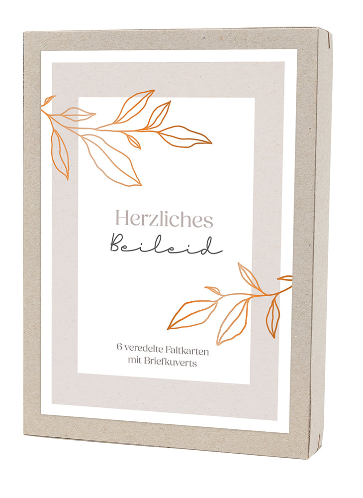 Frontcover zum Titel Kartenbox - Herzliches Beileid