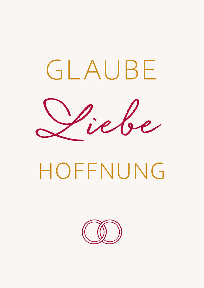 Frontcover zum Titel Glaube - Liebe - Hoffnung