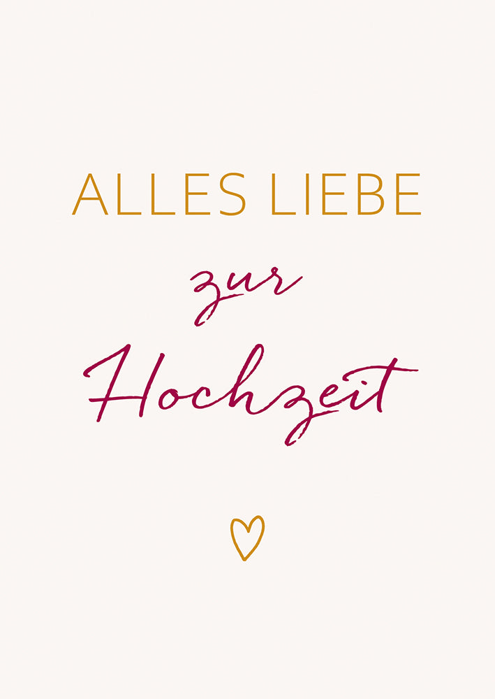 Frontcover zum Titel Alles Liebe zur Hochzeit