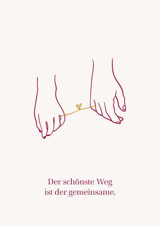 Frontcover zum Titel Der schönste Weg ist der gemeinsame
