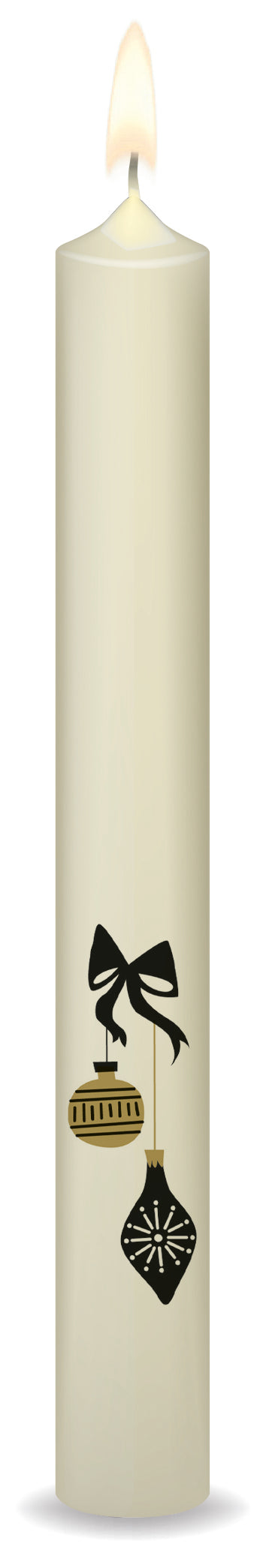  zum Titel 4er-Set Stabkerzen - Zweige und Kugeln