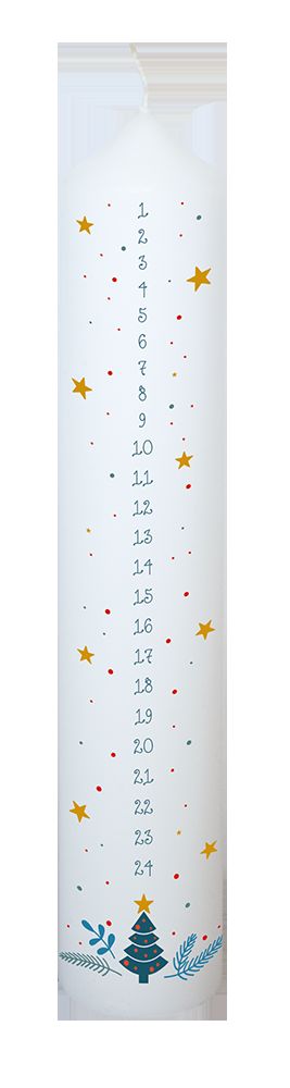 Frontcover zum Titel Adventskalenderkerze Tannenzweig