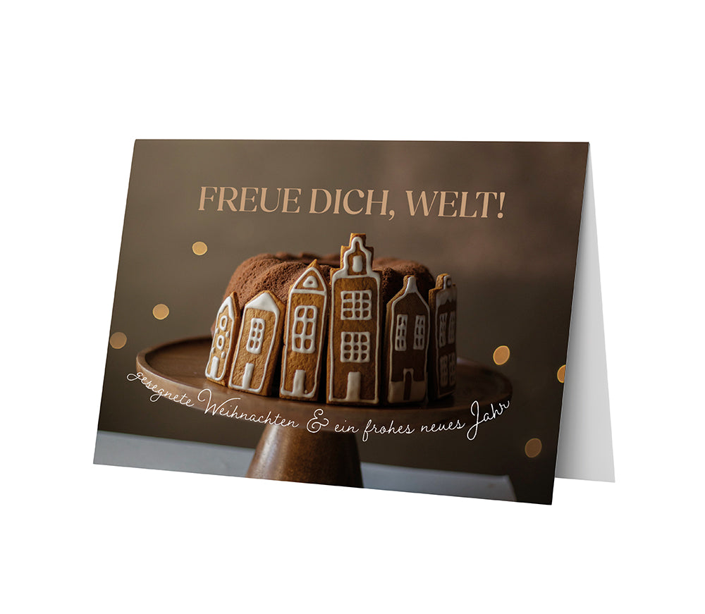 Frontcover zum Titel Freue dich, Welt - Gesegnete Weihnachten & ein frohes neues Jahr