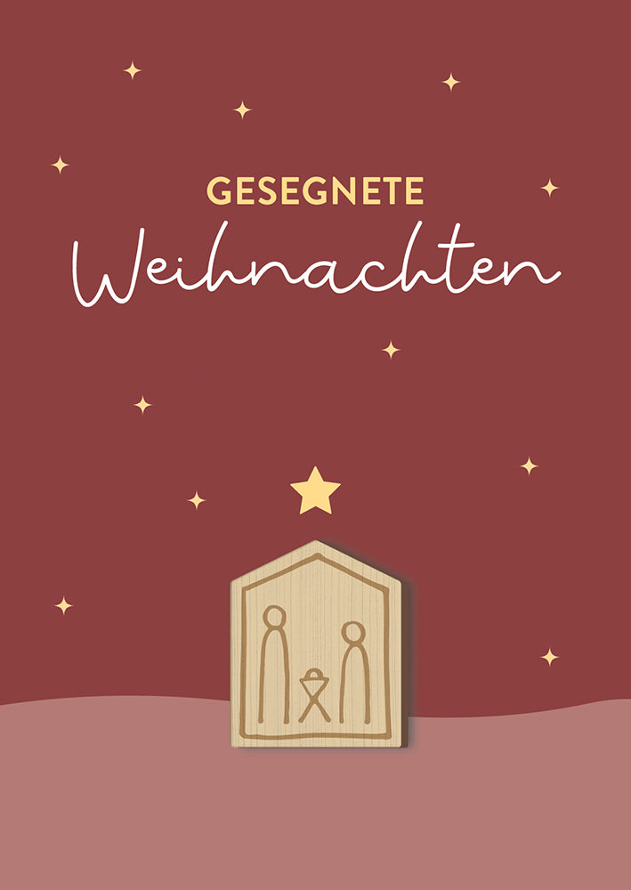 Frontcover zum Titel Gesegnete Weihnachten