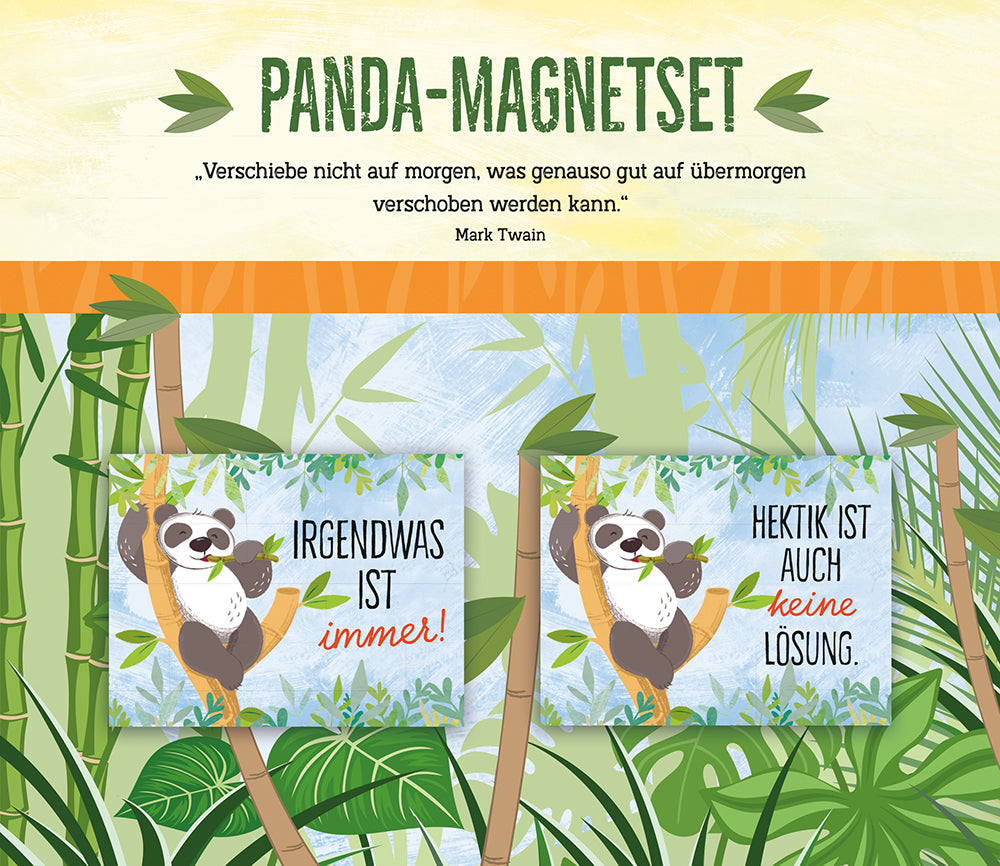 Frontcover zum Titel Magnet-Set Panda