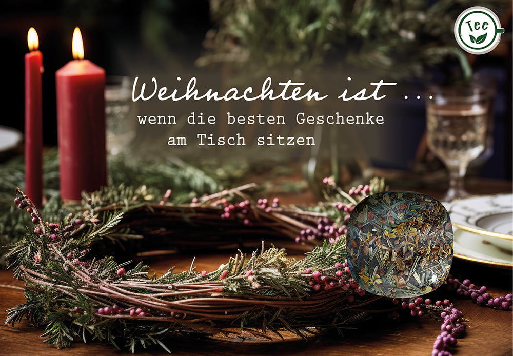 Frontcover zum Titel Weihnachten ist, wenn die besten Geschenke am Tisch sitzen