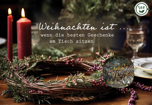 Frontcover zum Titel Weihnachten ist, wenn die besten Geschenke am Tisch sitzen