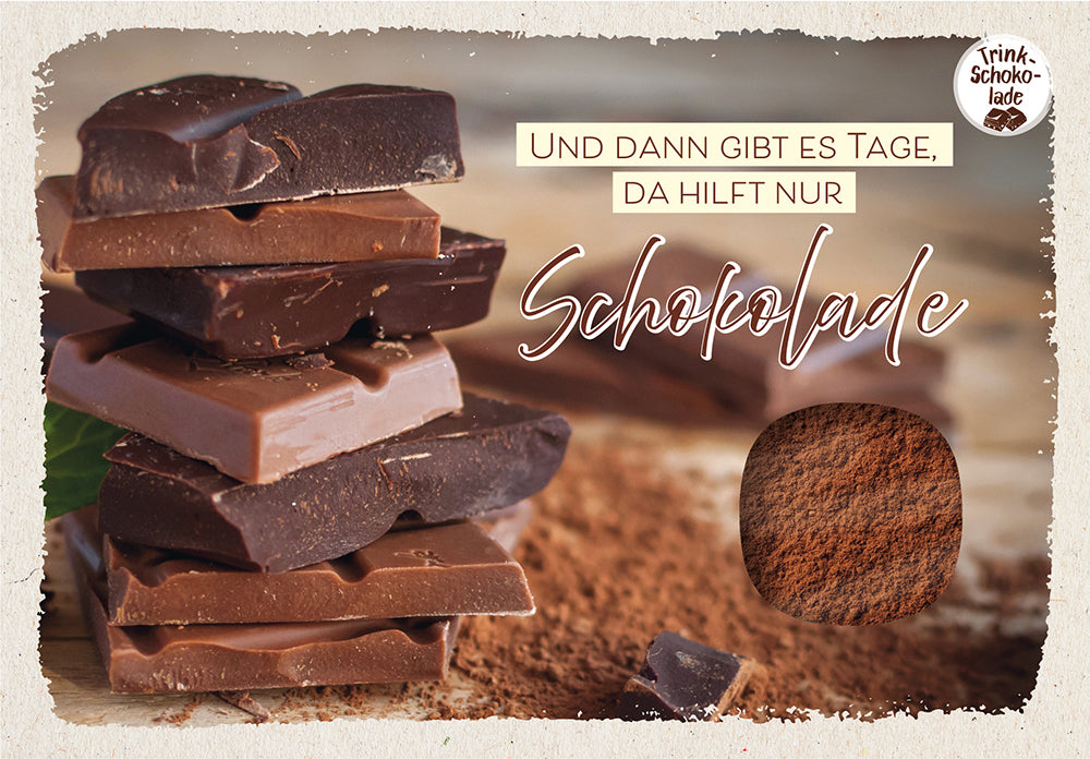 Frontcover zum Titel Und dann gibt es Tage, da hilft nur Schokolade