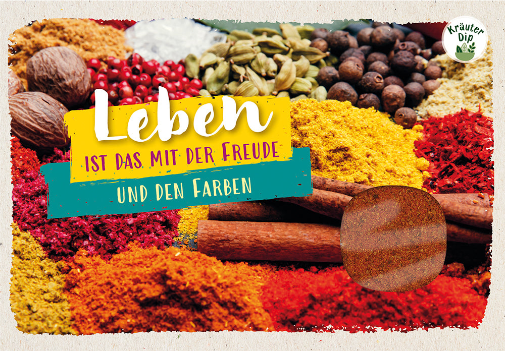 Frontcover zum Titel Leben ist das mit der Freude und den Farben