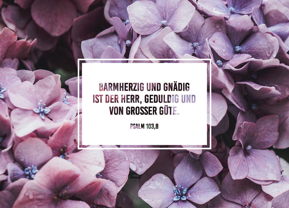 Frontcover zum Titel Barmherzig und gnädig ist der Herr, geduldig und von großer Güte. Psalm 103,8