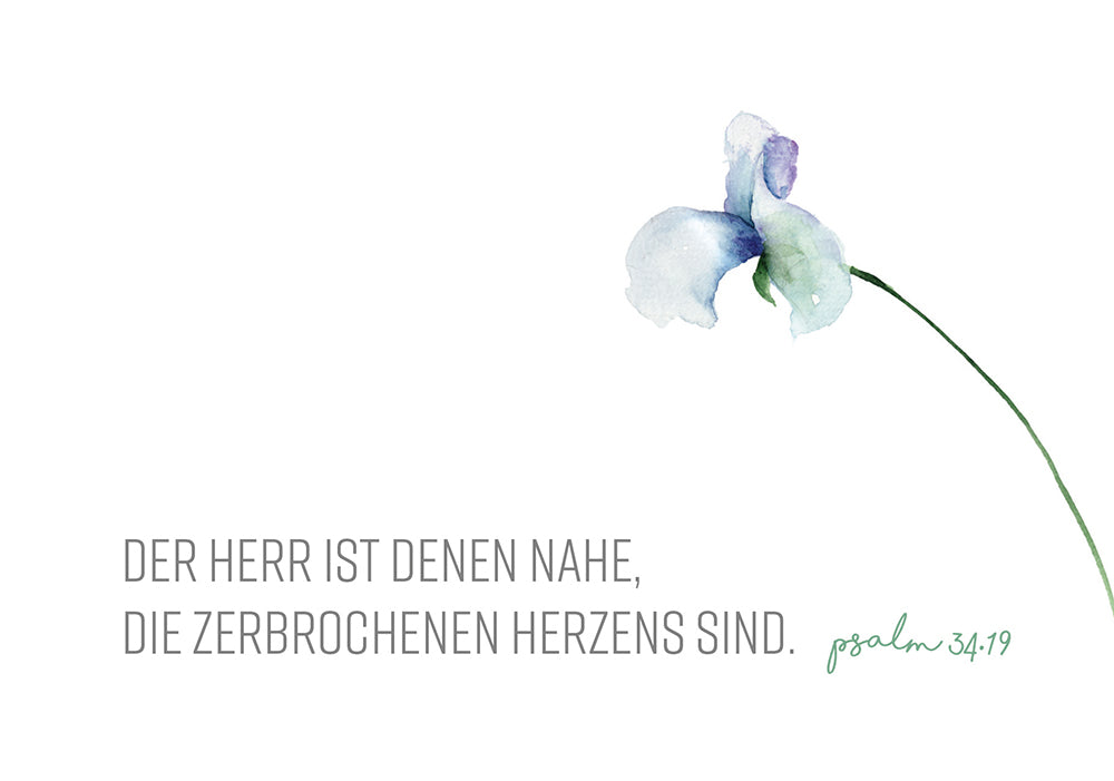 Frontcover zum Titel Der Herr ist denen nahe, die zerbrochenen Herzens sind. Psalm 34,19