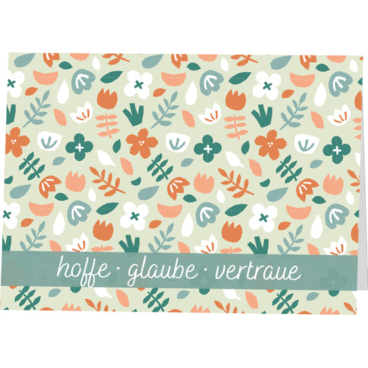 Weitere-Cover zum Titel hoffe - glaube - vertraue