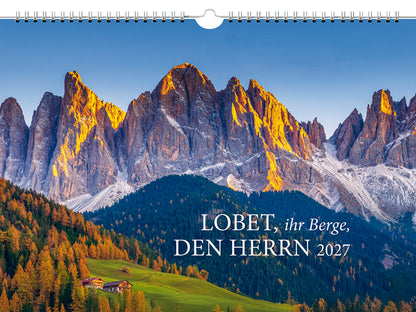 Frontcover zum Titel Lobet, ihr Berge, den Herrn 2027