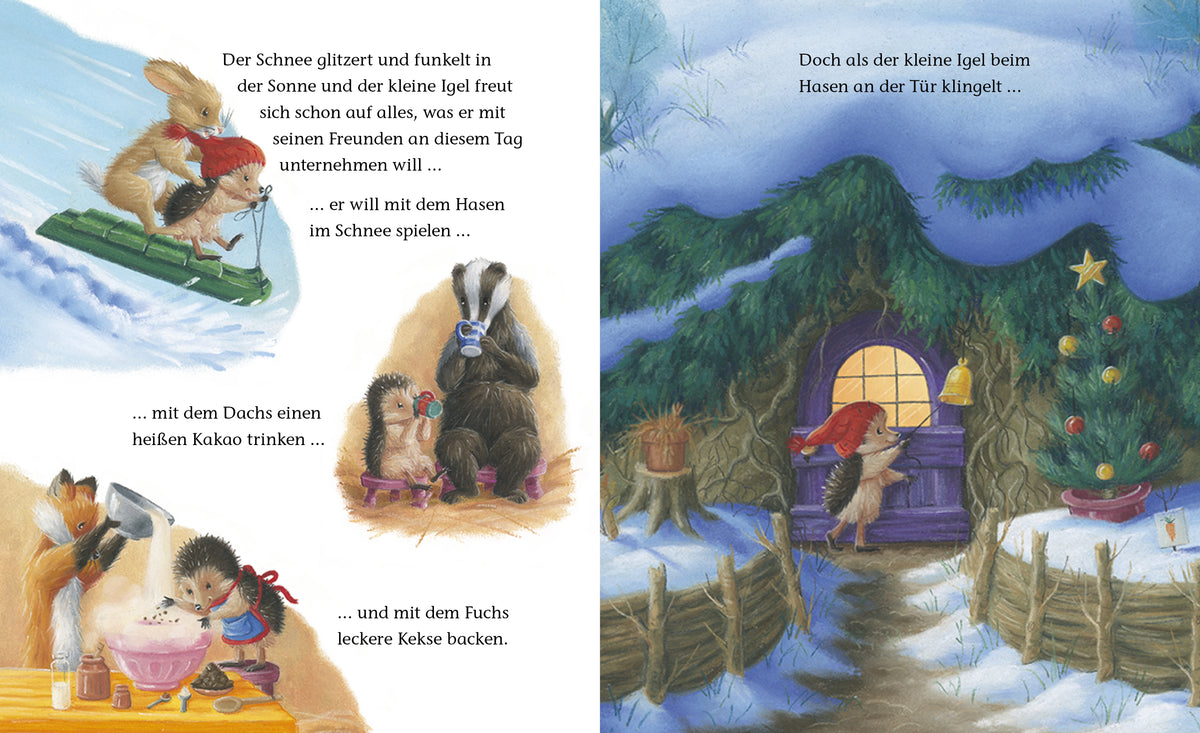  zum Titel Der kleine Igel und der turbulente Weihnachtstag