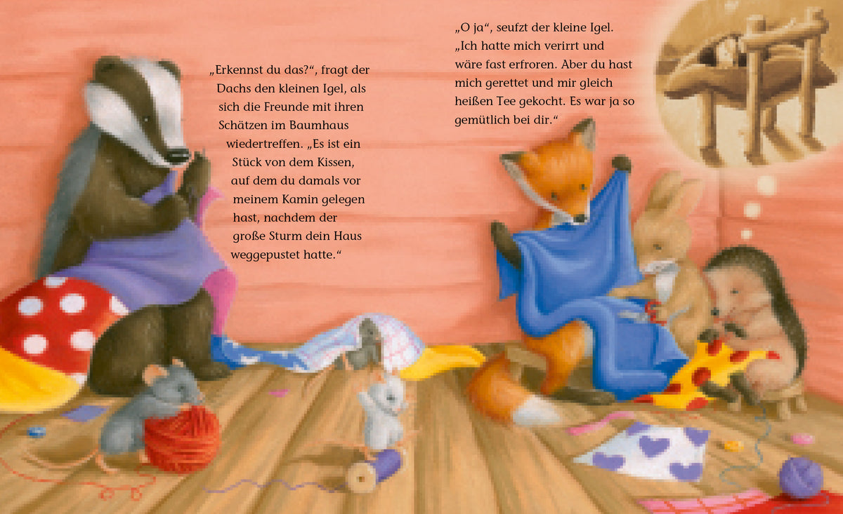  zum Titel Der kleine Igel und die große Kuscheldecke