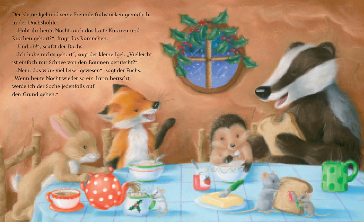  zum Titel Der kleine Igel und die geheimnisvollen roten Mützen