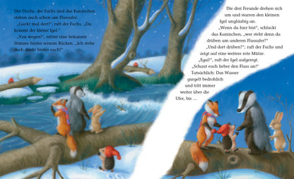  zum Titel Der kleine Igel und die geheimnisvollen roten Mützen
