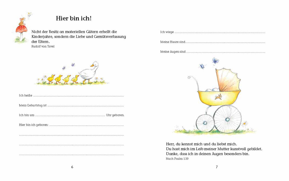  zum Titel Da bin ich!