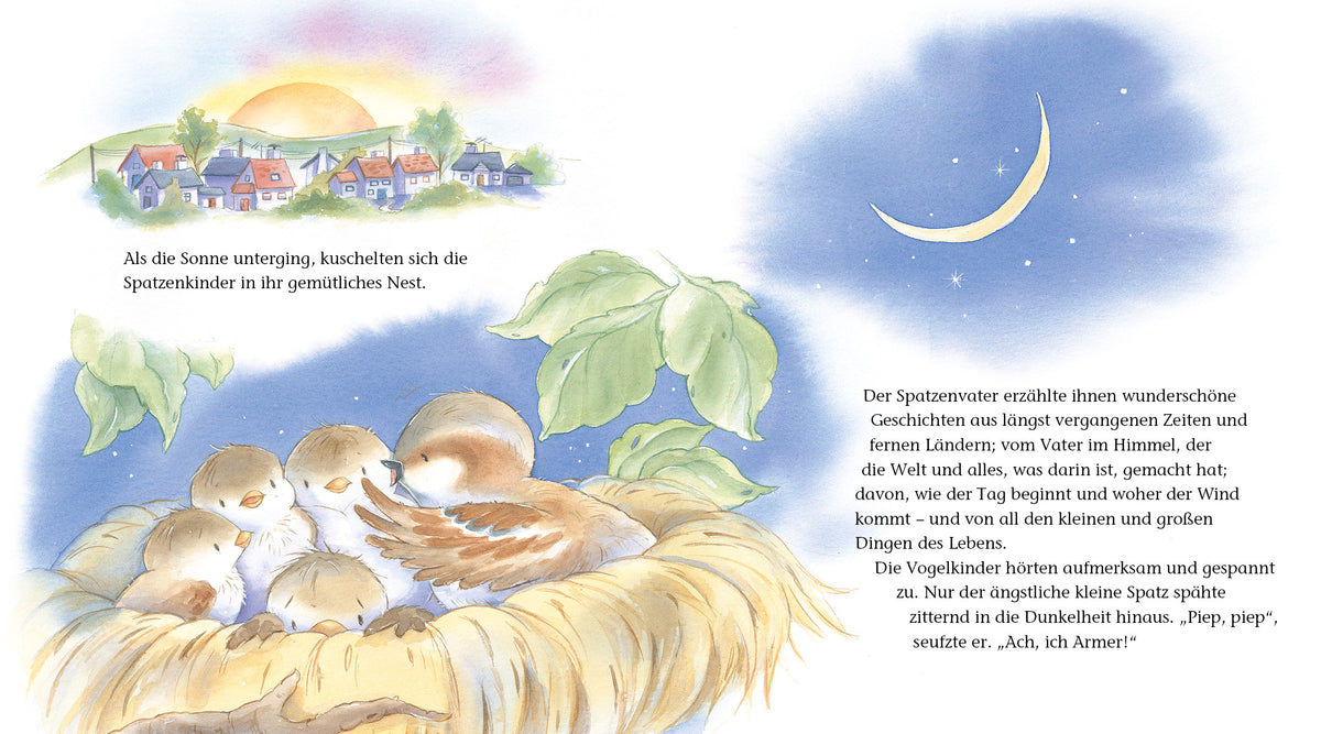  zum Titel Der ängstliche kleine Spatz